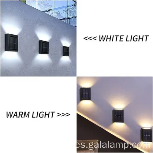 Luz de pared LED solar al aire libre - Diseño ecológico